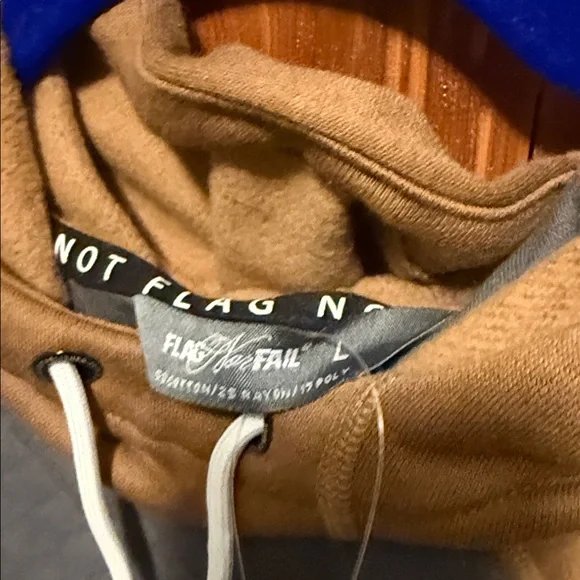 Flag Nor Fail Tan Hoodie - Picture 2 of 3